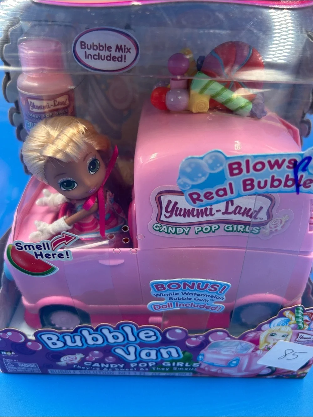 Yummi Land Candy Pop Girls Bubble Van NIB MGA Vintage 2000s Scented Doll Playset